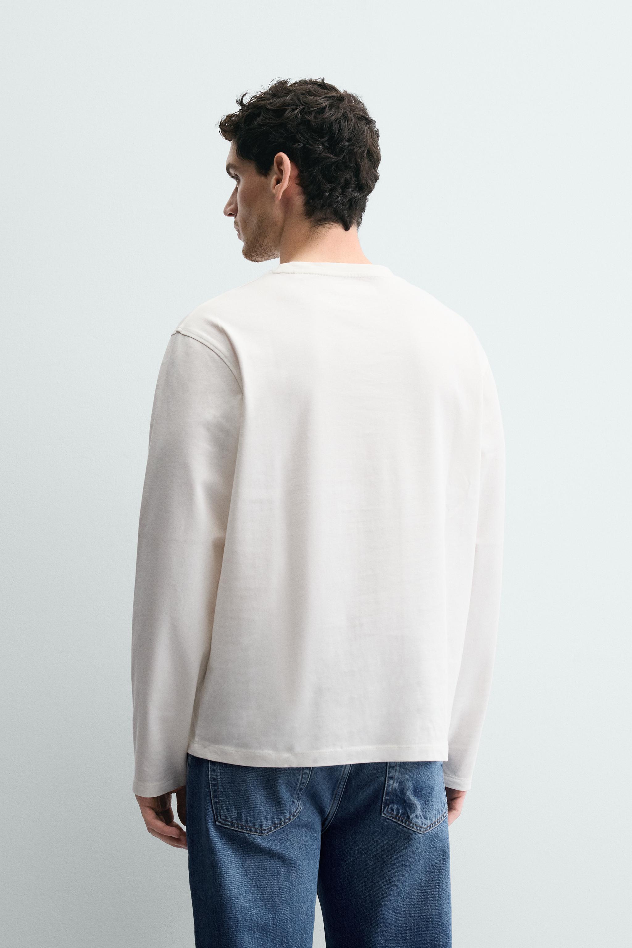 T-SHIRT MEDIUM WEIGHT À MANCHES LONGUES